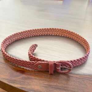St. John’s Bay braided leather brown belt Women’s size M